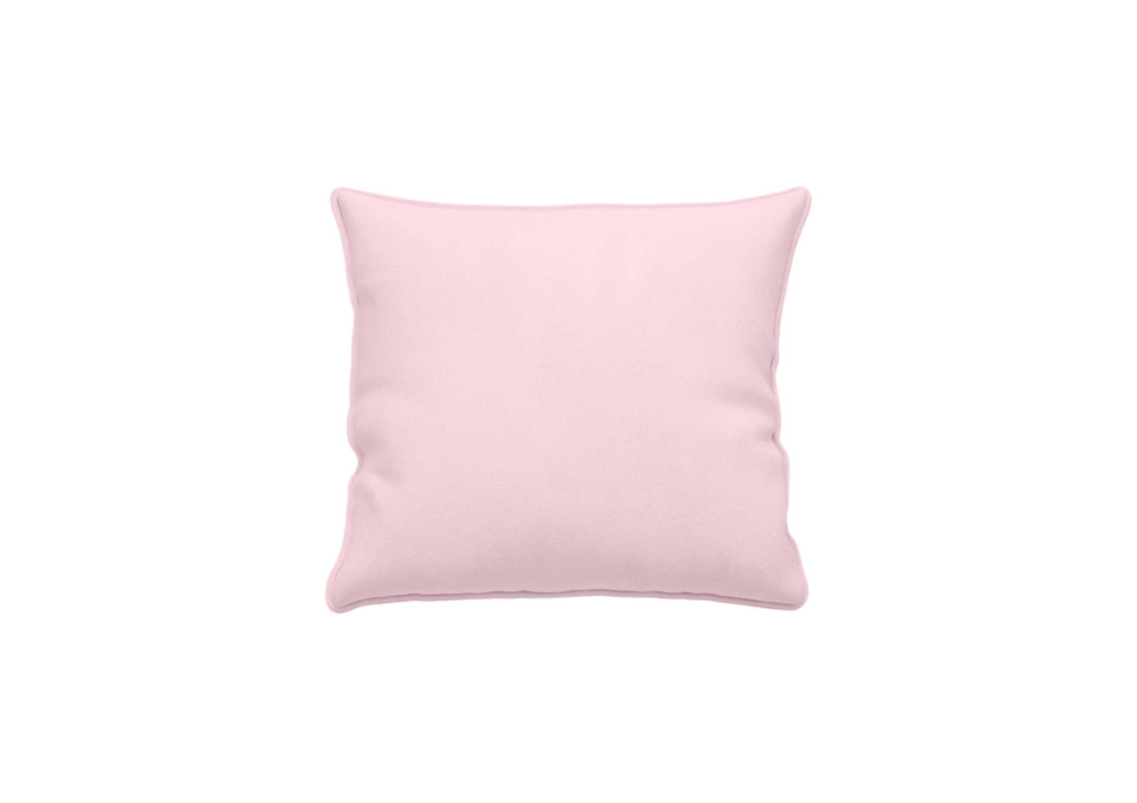 Różowa pufa z przeszyciami